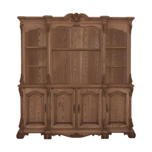 3D model for Antique Oak China Cabinet
