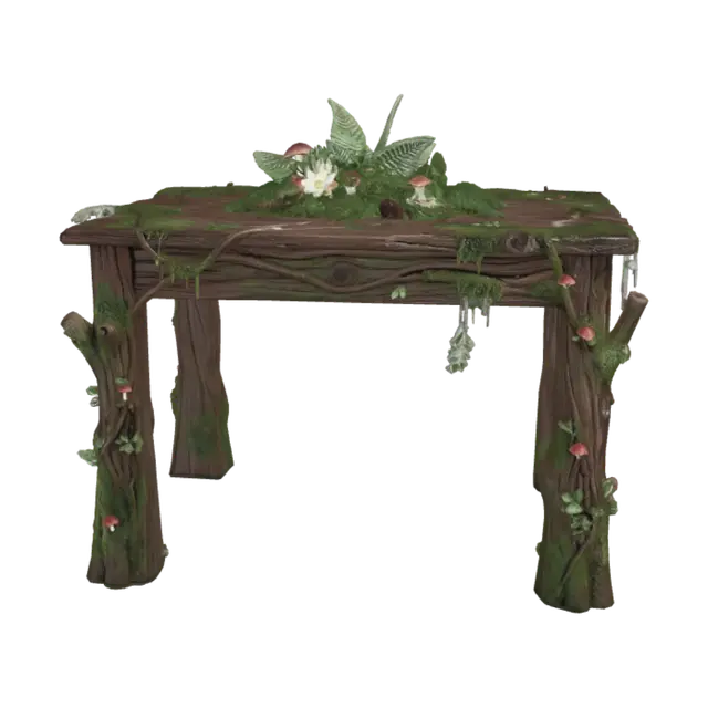 3D model for Mossy Woodland Table