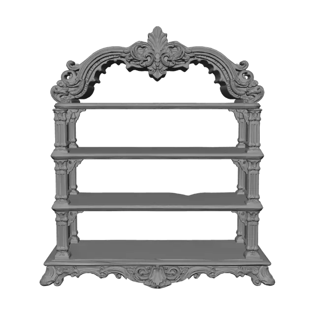 3D model for Gilded Rococo Display Shelf
