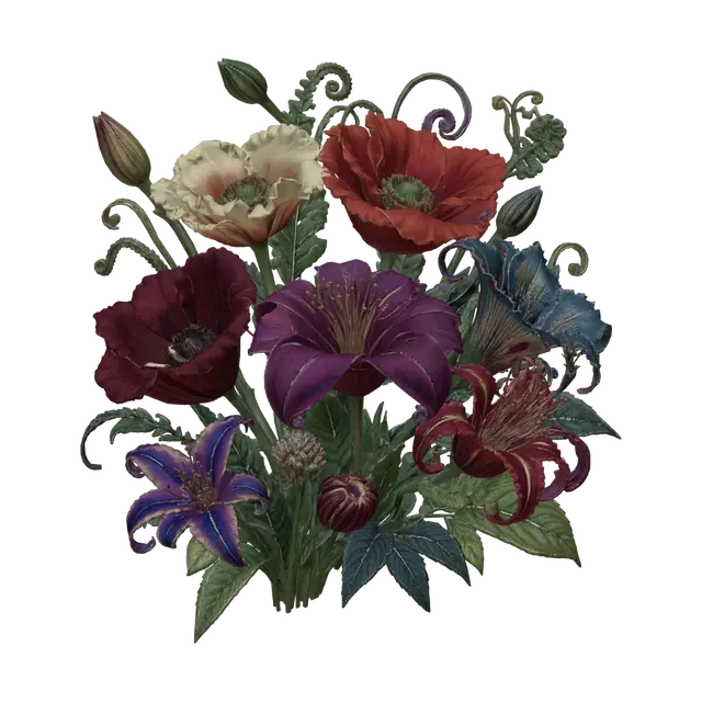 Enchanted Garden Symphony 3D model, vytvořený pomocí AI