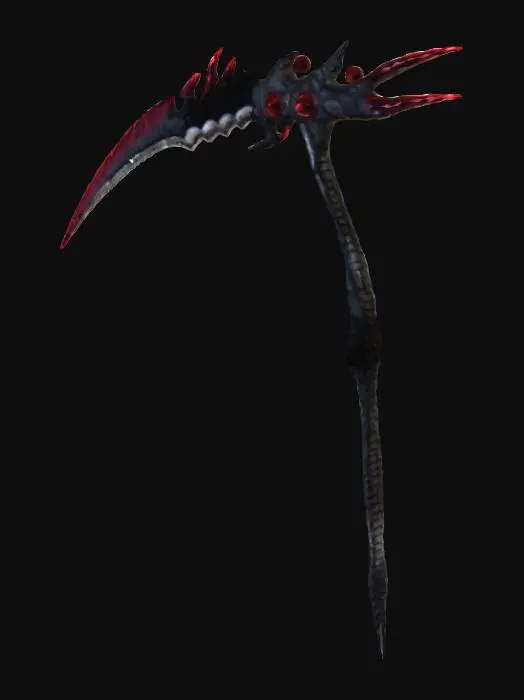 3D model for Crimson Crescent Scythe