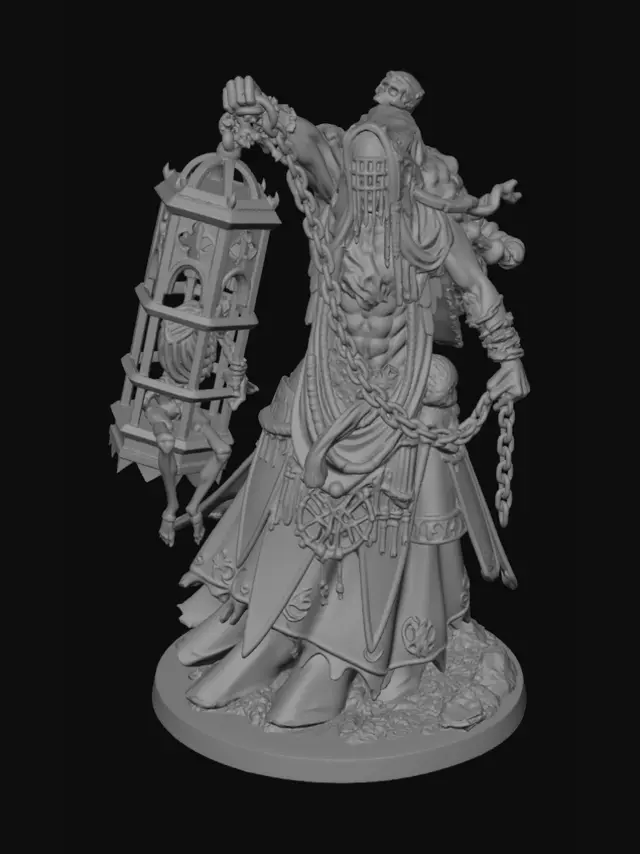 3D model for Chainbound Warden