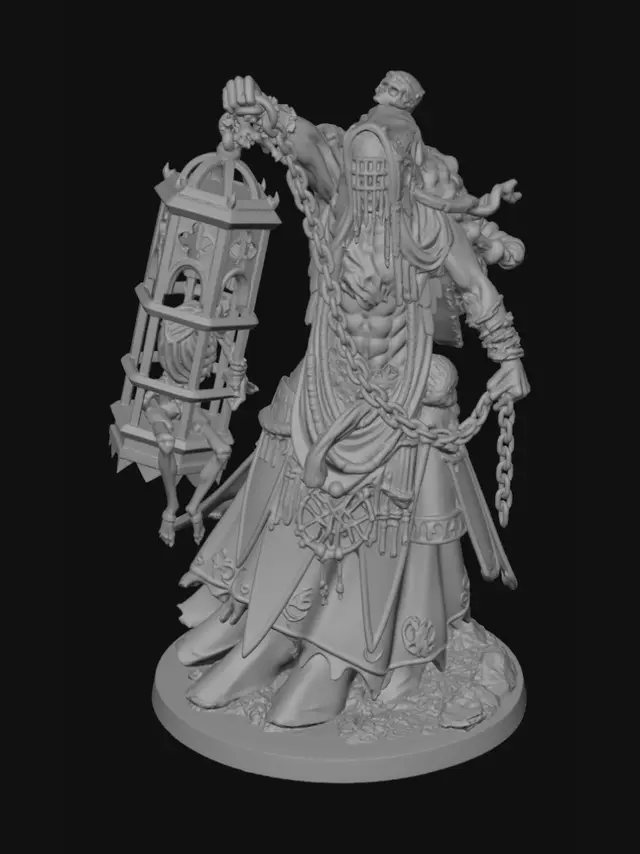 3D model for Chainbound Warden