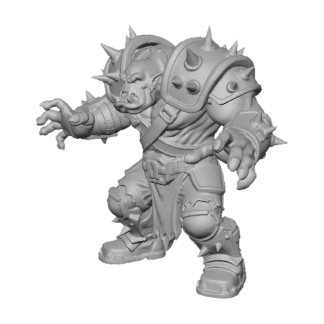 3D model for Orc Warlord