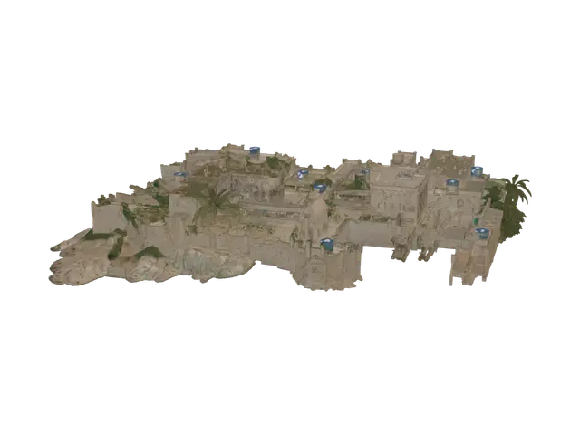 3D model for Isle Fortress Aerial View