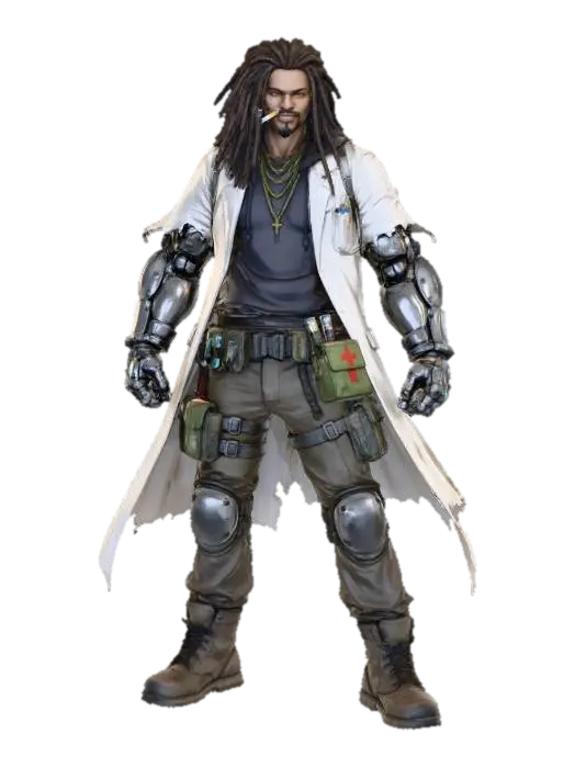 Cybernetic Healer - Cybernetics 3D model, vytvořený pomocí AI