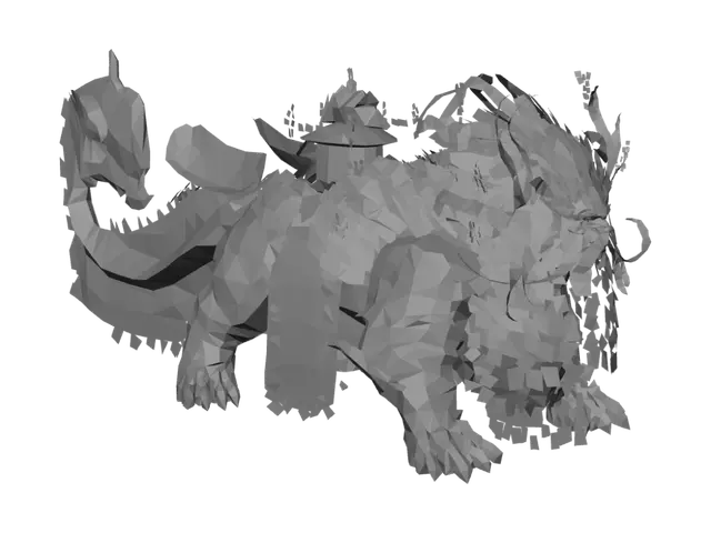 3D model for Dragon of the Jade Pagoda
