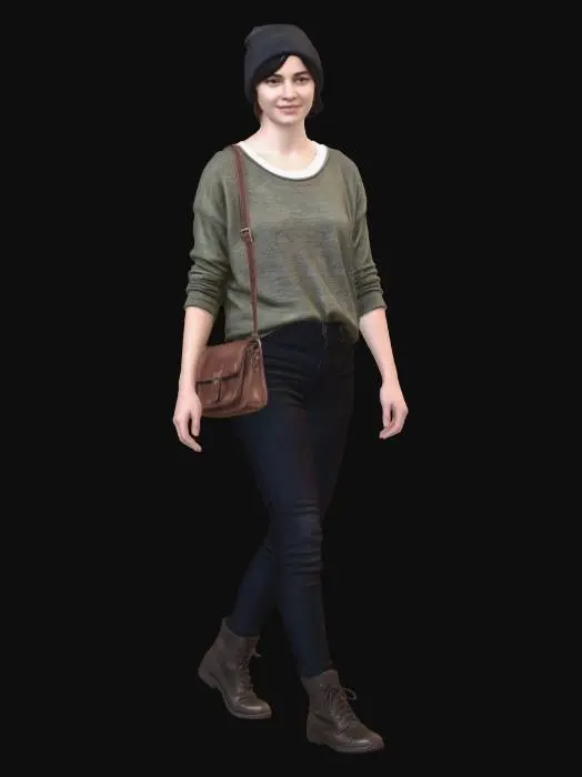 3D model for Autumn Street Style