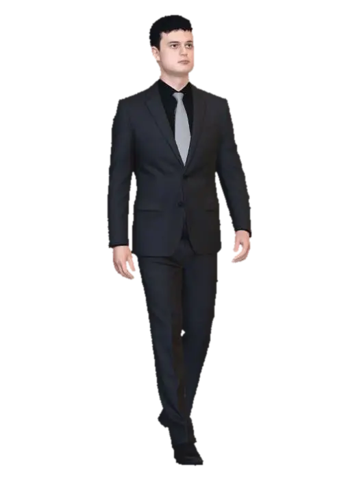 Executive on the Move - Profession 3D model, vytvořený pomocí AI