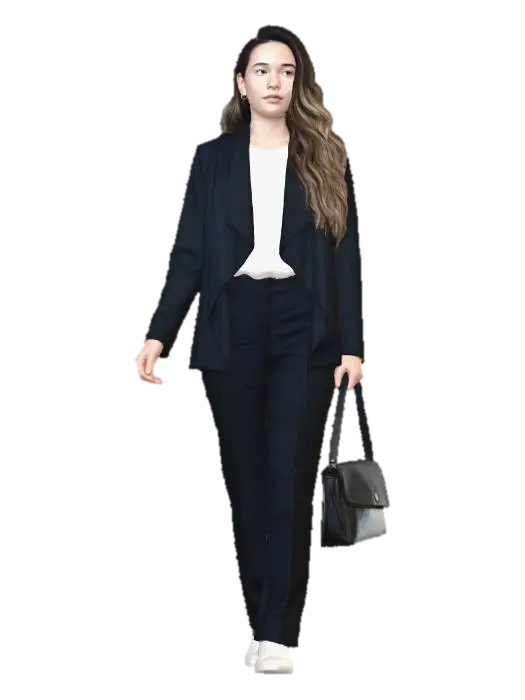 Corporate Chic 3D model, vytvořený pomocí AI