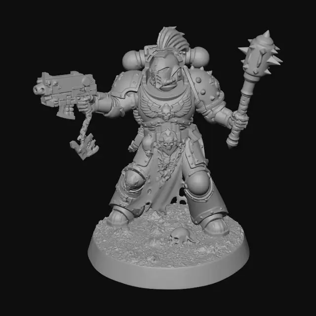 3D model for Crimson World Eaters Warlord