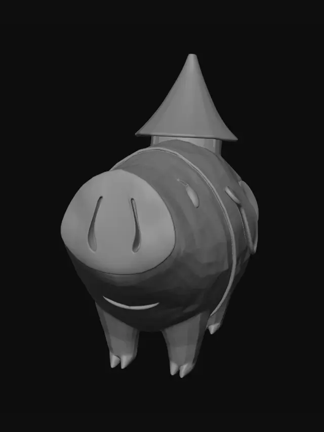 3D model for Castle on the Green Pig
