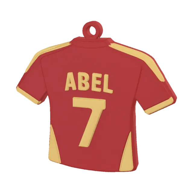 Abel 7 Jersey 3D-model, gegenereerd door AI