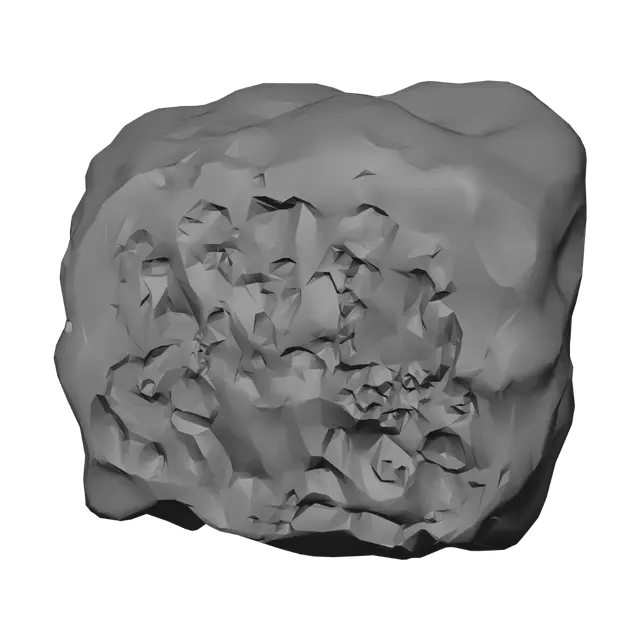 3D model for Flaky puff pastry square