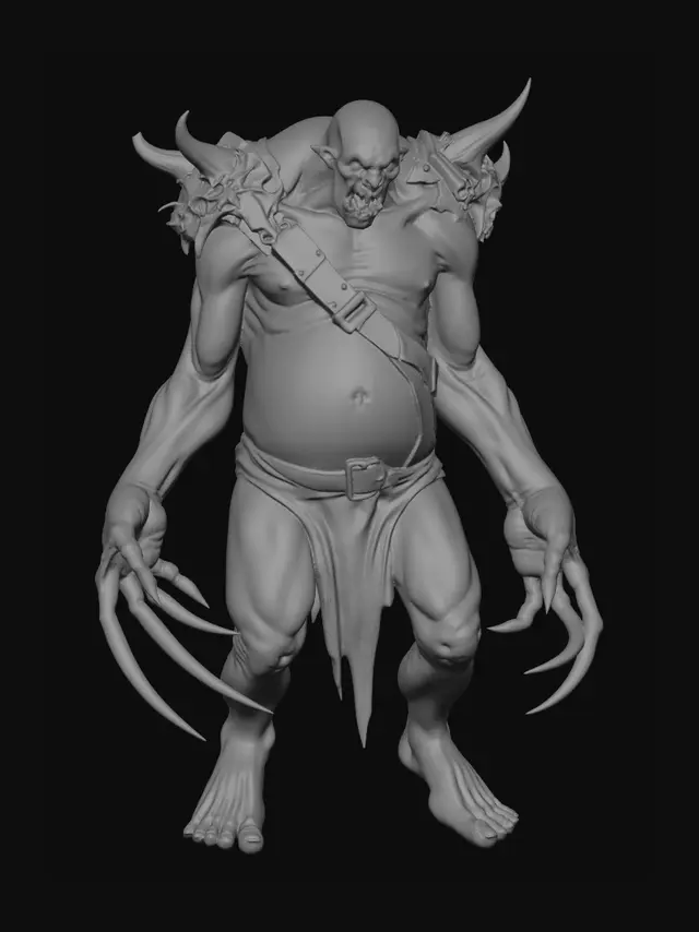 3D model for Clawbound Abomination