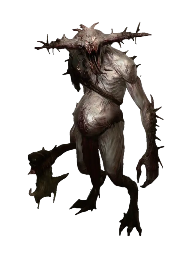 Dreadmaw Colossus 3D model, vytvořený pomocí AI