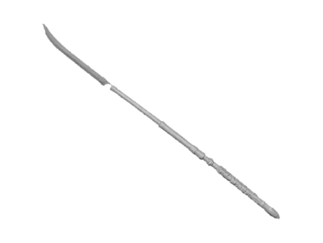 3D model for Naginata Display