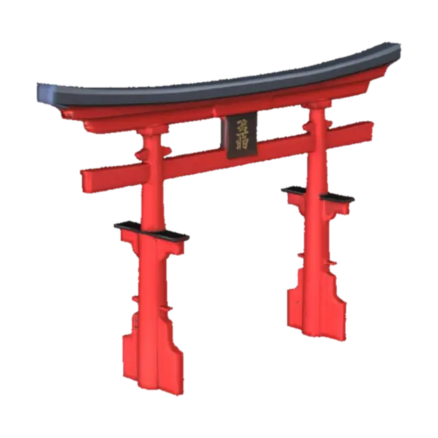 3D model for Torii Gate Illustration