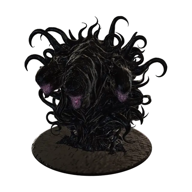 Prismatic Hydra 3D model, vytvořený pomocí AI