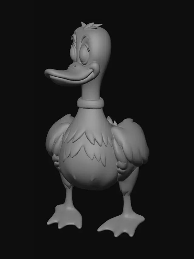 3D model for Goldie the Duck