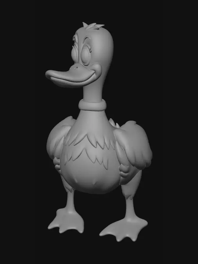 3D model for Goldie the Duck