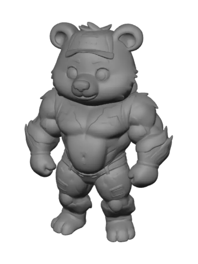 3D model for Brawny Bear