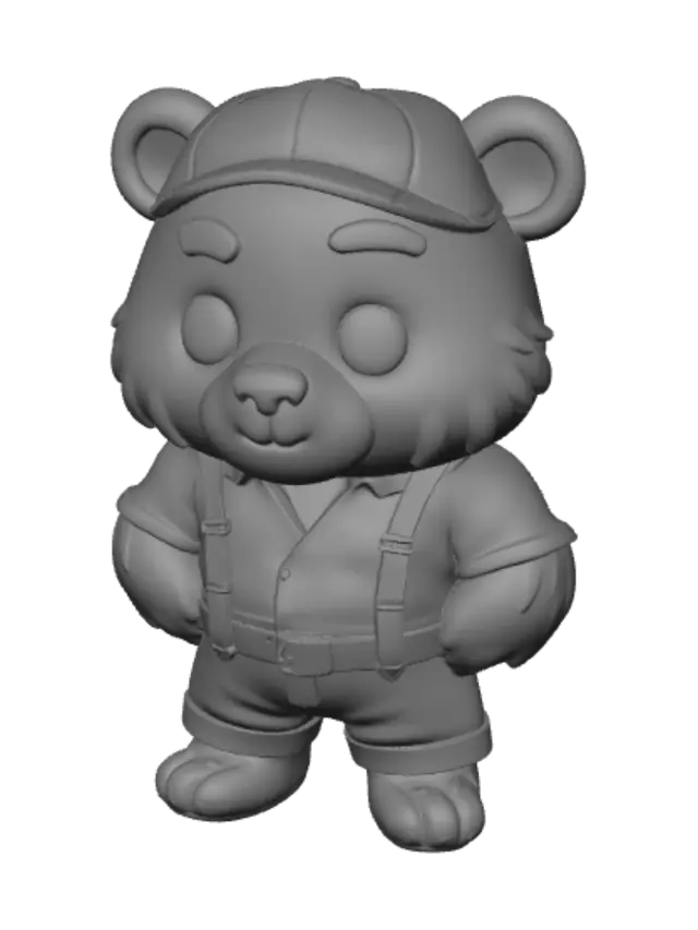 3D model for Lumberjack Bear