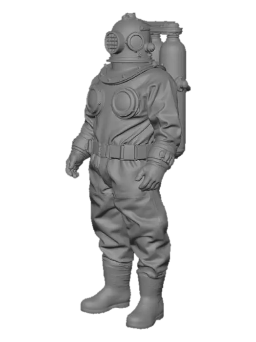 3D model for Brass Deep-Sea Diver