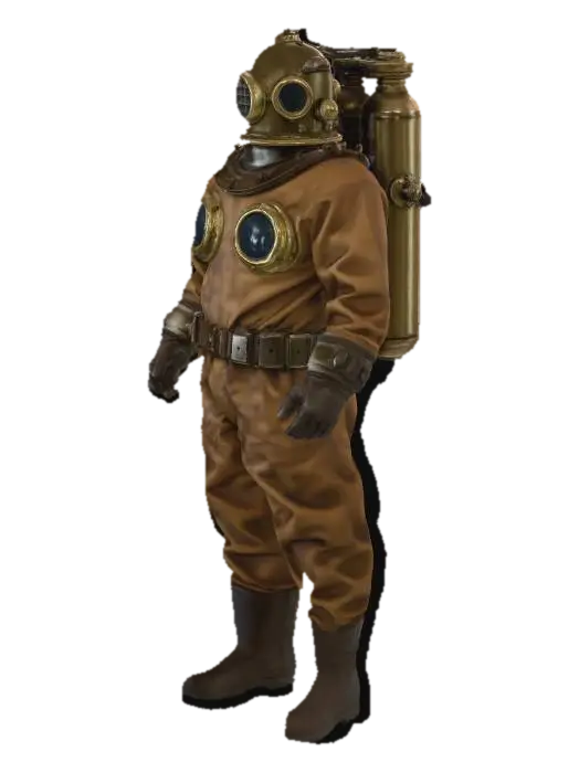 3D model for Brass Deep-Sea Diver