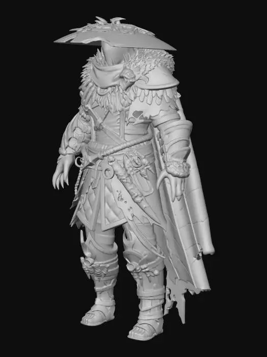 3D model for Spore Warden