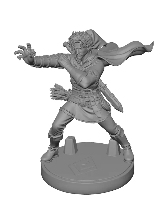 3D model for Arcane Archer