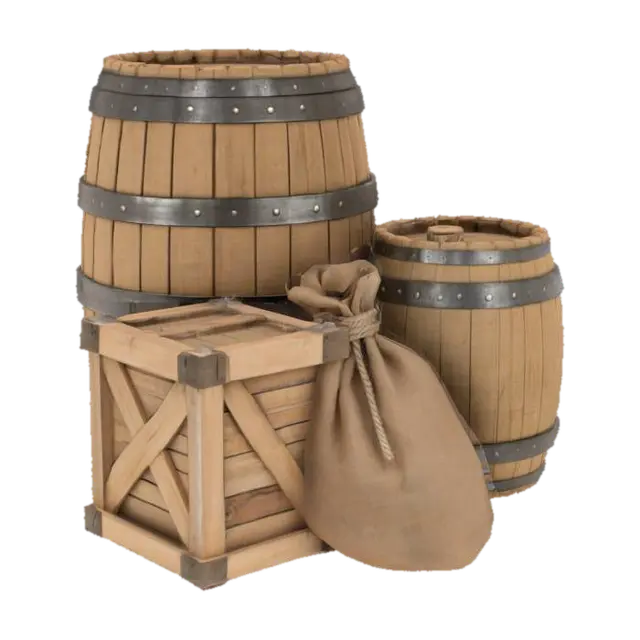 Rustic Storage Collection 的 AI 生成 3D 模型