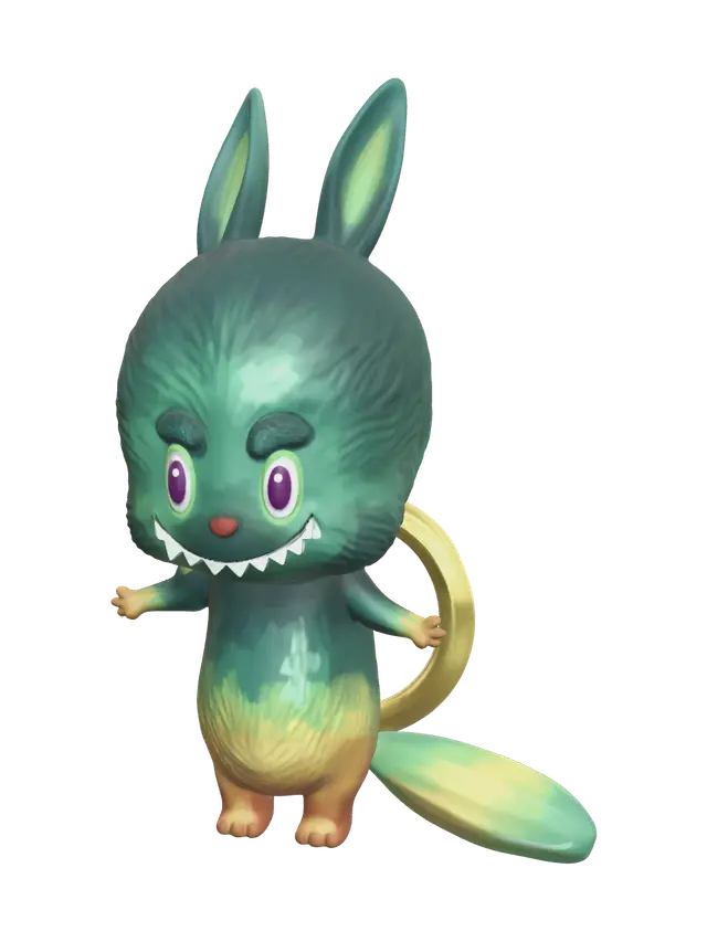 Stylized Scary Labubu - Stylizedcreature AI 생성 3D 모델