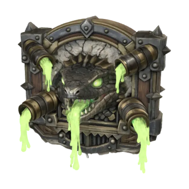 Slimeforge Wyrm - Acid 3D model, vytvořený pomocí AI