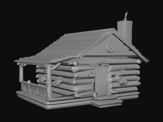3D model for Meshy 的小屋