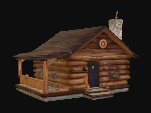 3D model for Meshy 的小屋