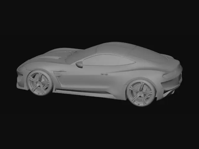 3D model for Voiture réaliste