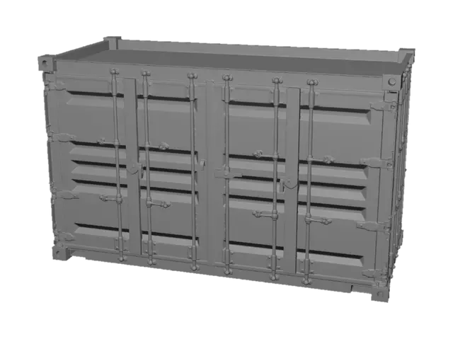 3D model for cargo container