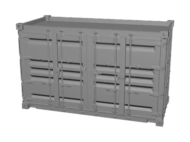 3D model for cargo container