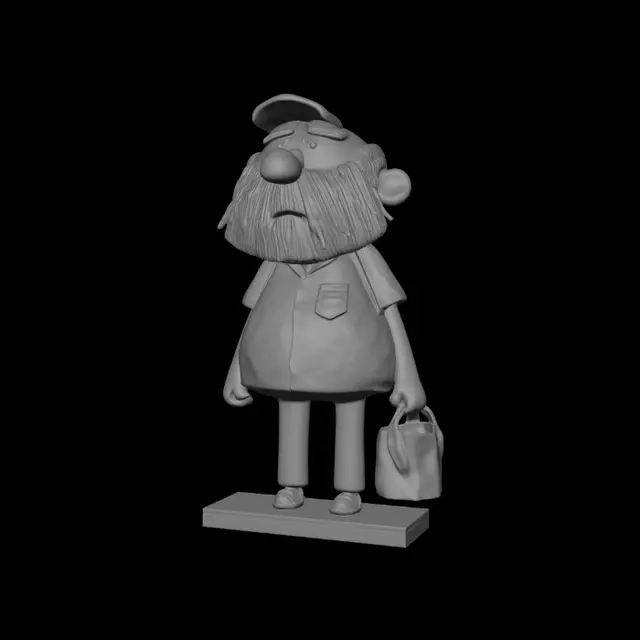 3D model for Bearded Wanderer