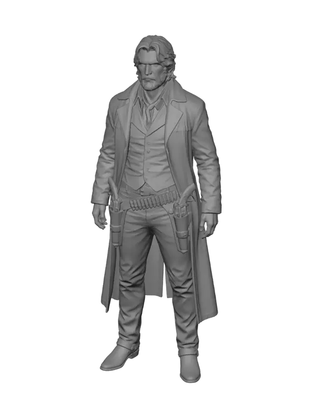 3D model for Gunslinger in a Duster