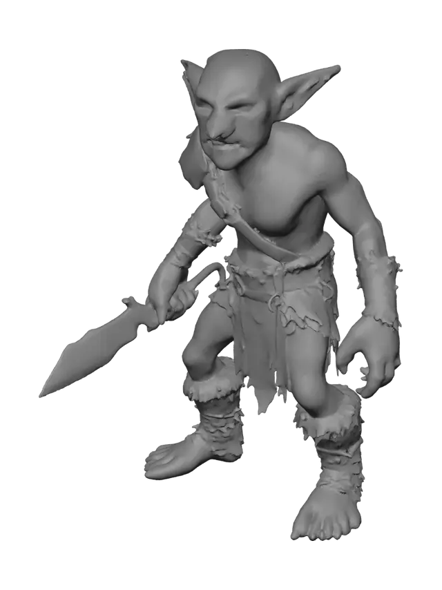 3D model for Goblin Warrior