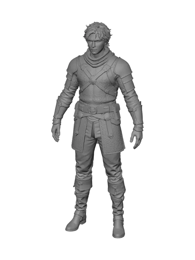 3D model for Armored Knight