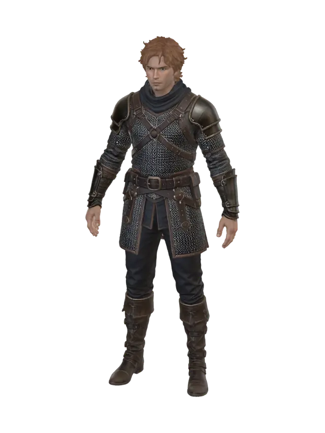 3D model for Armored Knight
