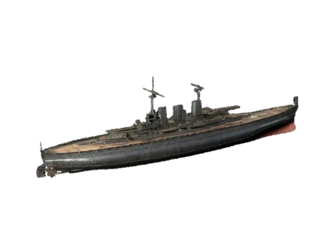 Dingyuan, an ironclad battleship from the late 19th century. It should have a… - Vessels 3D model, vytvořený pomocí AI