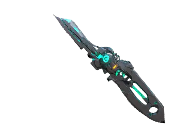 A prehistoric-inspired weapon forged with advanced tech. Features a molecularly… 3D model, vytvořený pomocí AI