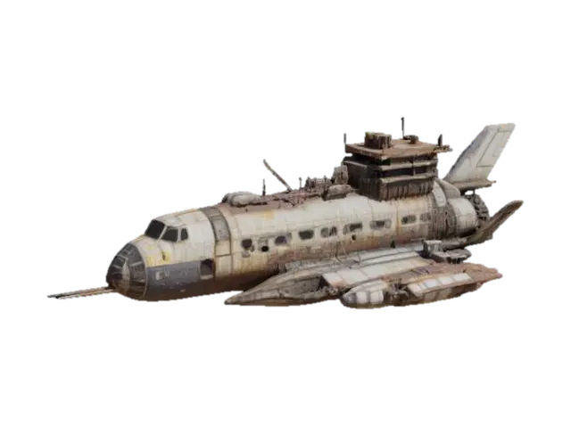 3D model for Rusty Space Vessel