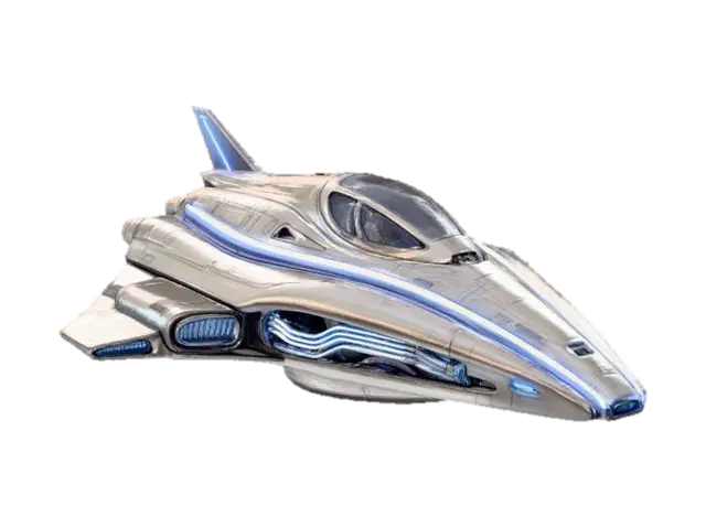 Star Voyager 3D-model, gegenereerd door AI