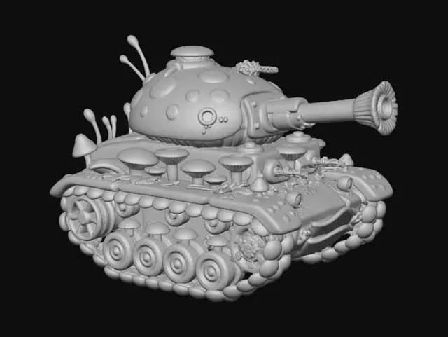 3D model for Purple Fungus Tank