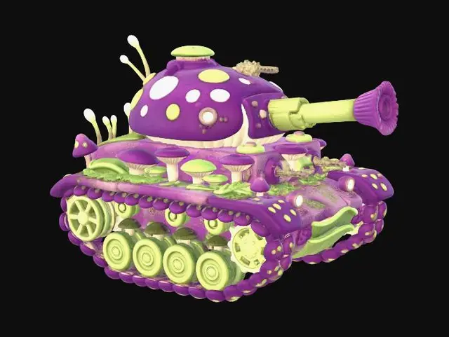 3D model for Purple Fungus Tank